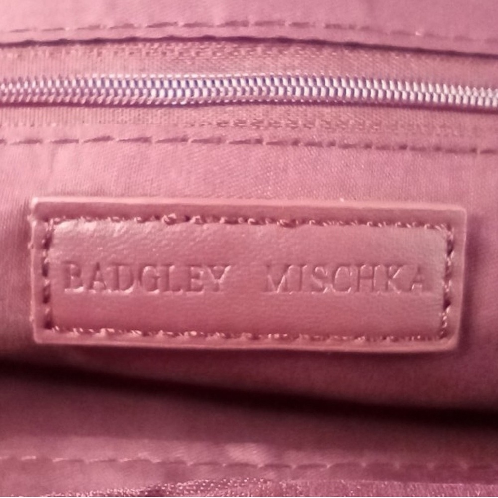 NWT Badgley Mischka Plum Dumpling Clutch - Picture 9 of 9